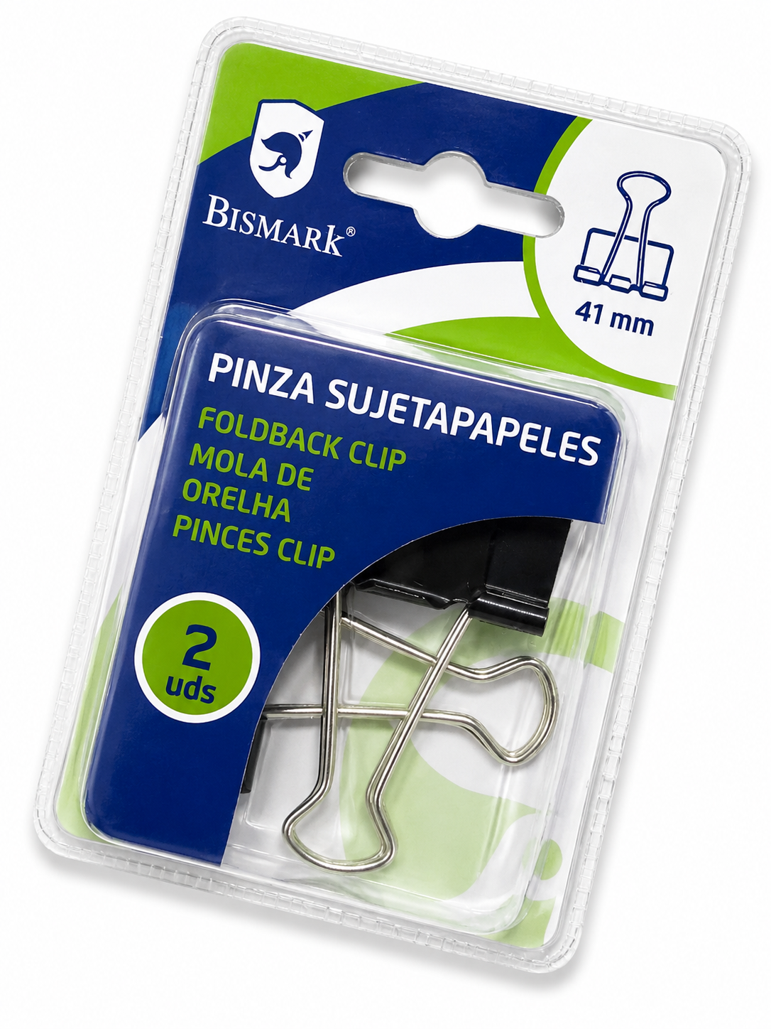Pinzas Sujetapapeles 41 mm (pack 2ud.)